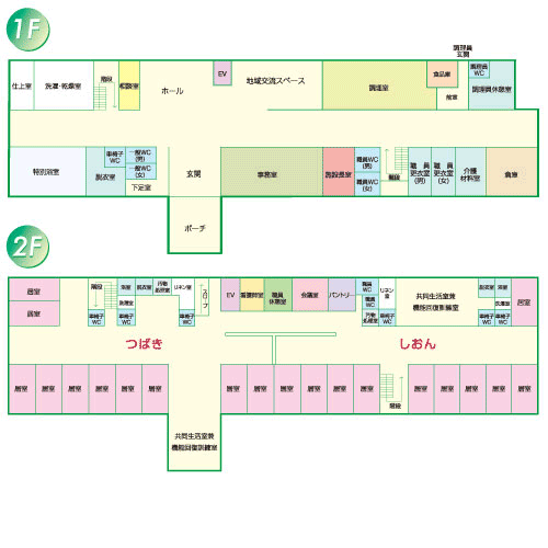 福寿荘 施設平面図